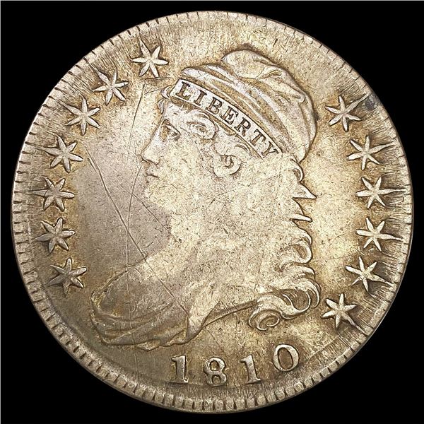 1810 0-103 Cap Bust Half Dollar R3 LIGHTLY CIRCULA