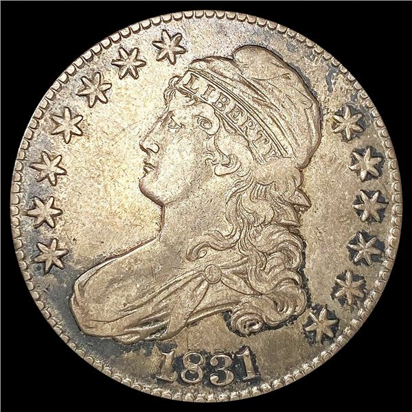 1831 Capped Bust Half Dollar LIGHTLY CIRCULATED