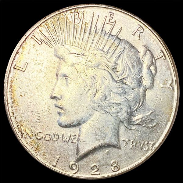 1928-S Silver Peace Dollar CLOSELY UNCIRCULATED