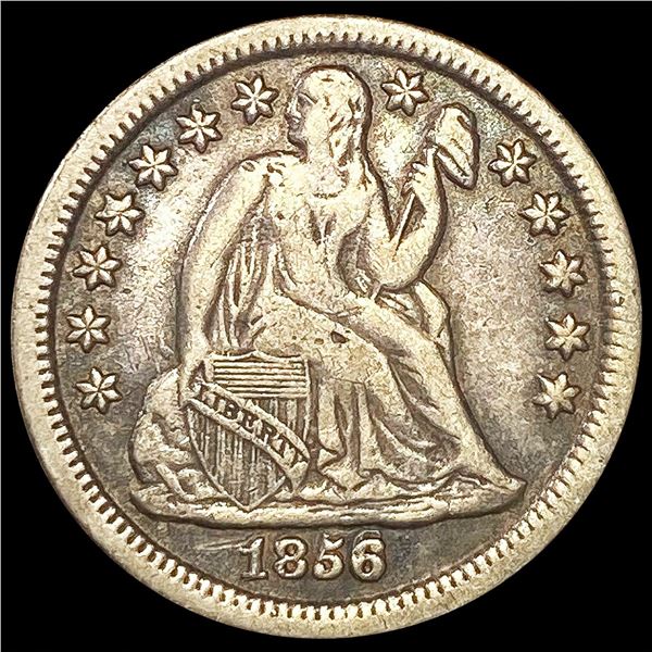 1856-O Seated Liberty Dime LIGHTLY CIRCULATED
