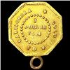 Image 2 : 1854 Octagonal California Gold Dollar NEARLY UNCIR