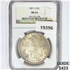Image 1 : 1891-S Morgan Silver Dollar NGC MS63