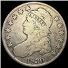 Image 1 : 1830 0-113 Cap Bust Half Dollar R2 NICELY CIRCULAT