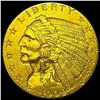 Image 1 : 1909 $2.50 Gold Quarter Eagle UNCIRCULATED