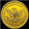 Image 2 : 1899 $2.50 Gold Quarter Eagle UNCIRCULATED