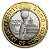 Image 1 : 2000-W $10 Lib Congress Comm Gold and .5oz Plat Coin Set