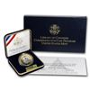 Image 3 : 2000-W $10 Lib Congress Comm Gold and .5oz Plat Coin Set