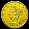 Image 1 : 1843 $2.50 Gold Quarter Eagle UNCIRCULATED