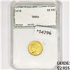 Image 1 : 1915 $2.50 Gold Quarter Eagle PCI MS64