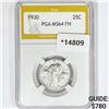 Image 1 : 1930 Standing Liberty Quarter PGA MS64 FH