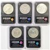 Image 2 : 1900-1922 Set (5) Morgan Silver Dollar PCS UNC
