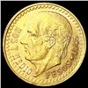 Image 1 : 1945 Mexico .0603oz Gold 2 1/2 Pesos UNCIRCULATED
