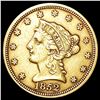 Image 1 : 1852 $2.50 Gold Quarter Eagle NICELY CIRCULATED