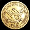 Image 2 : 1852 $2.50 Gold Quarter Eagle NICELY CIRCULATED