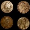 Image 1 : (4) Misc Cents (1867, 1897, (2) 1924-D) NICELY CI