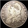 Image 1 : 1831 0-116 Cap Bust Half Dollar R2 NICELY CIRCULAT
