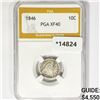 Image 1 : 1846 Seated Liberty Dime PGA XF40