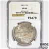 Image 1 : 1881-S Morgan Silver Dollar NGC MS64