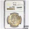 Image 1 : 1887 Morgan Silver Dollar NGC MS64