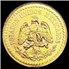 Image 2 : 1945 Mexico .0603oz Gold 2 1/2 Pesos CHOICE BU