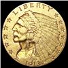 Image 1 : 1913 $2.50 Gold Quarter Eagle CLOSELY UNCIRCULATED