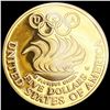 Image 2 : 1988-W .25oz Gold Commem. $5 CHOICE BU