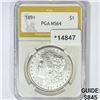 Image 1 : 1891 Morgan Silver Dollar PGA MS64
