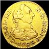1788 Spain .0475oz Gold 1/4 Escudo LIGHTLY CIRCULA