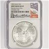 Image 2 : 1992 A.S.E. Signed Escobedo NGC MS69 Struck Thru