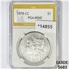 Image 1 : 1878-CC Morgan Silver Dollar PGA MS60