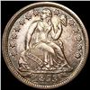 Image 1 : 1853 Arrows Seated Liberty Dime CLOSELY UNCIRCULAT