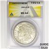 Image 1 : 1921-D Morgan Silver Dollar ANACS MS64
