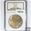 Image 1 : 1885-O Morgan Silver Dollar NGC MS65