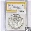 Image 1 : 1927-D Silver Peace Dollar PGA MS64