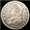 Image 1 : 1811 0-102 Cap Bust Half Dollar R6 LIGHTLY CIRCULA