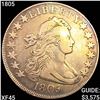 Image 1 : 1805 Draped Bust Half Dollar LIGHTLY CIRCULATED