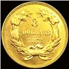 Image 2 : 1871 $3 Gold Piece GEM BU PL