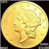 Image 1 : 1873 $20 Gold Double Eagle UNCIRCULATED