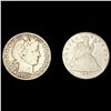 (2) Misc Half Dollars (1861, 1908-S) NICELY CIRCU