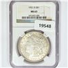 Image 1 : 1921-D Morgan Silver Dollar NGC MS63