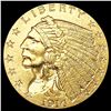 Image 1 : 1914-D $2.50 Gold Quarter Eagle UNCIRCULATED