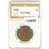 Image 1 : 1856 Large Cent PGA MS60