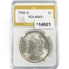 Image 1 : 1902-O Morgan Silver Dollar PGA MS65+