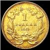 Image 2 : 1862 Rare Gold Dollar CLOSELY UNCIRCULATED