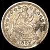 Image 1 : 1857-O Seated Liberty Half Dime NEARLY UNCIRCULATE