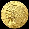 Image 1 : 1914-D $2.50 Gold Quarter Eagle CLOSELY UNCIRCULAT