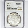 Image 1 : 1880 Morgan Silver Dollar NGC MS62