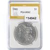 Image 1 : 1902 Morgan Silver Dollar PGA MS62