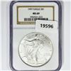 Image 1 : 1997 American Silver Eagle NGC MS69