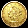 1843-O $2.50 Gold Quarter Eagle LIGHTLY CIRCULATED
